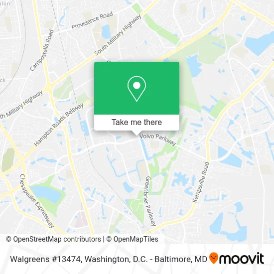 Walgreens #13474 map