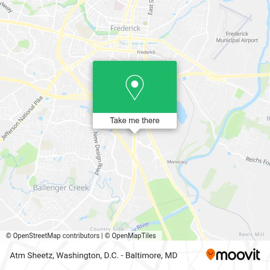 Atm Sheetz map