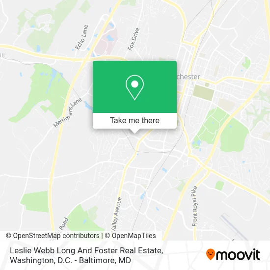 Leslie Webb Long And Foster Real Estate map