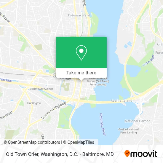 Old Town Crier map
