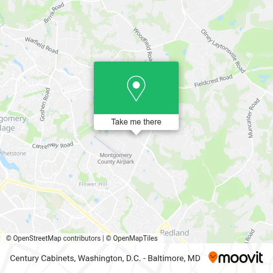 Century Cabinets map