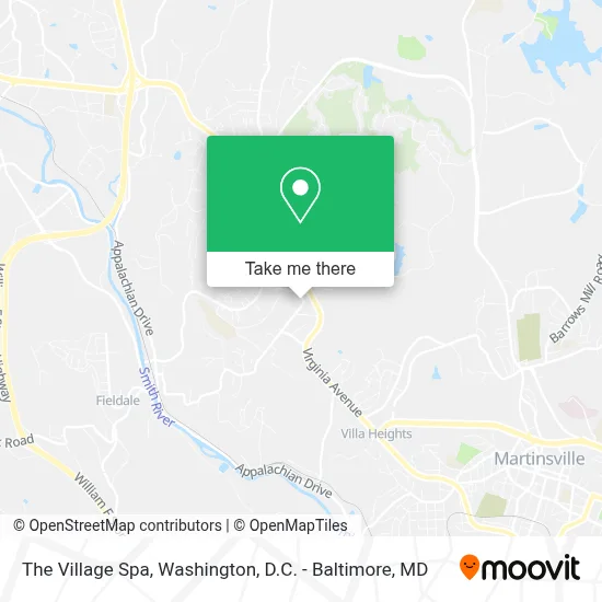 The Village Spa map