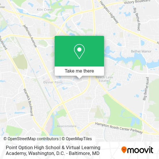 Point Option High School & Virtual Learning Academy map