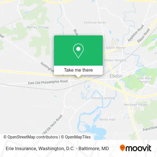 Erie Insurance map