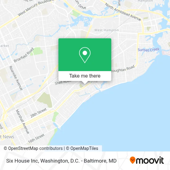 Six House Inc map