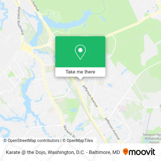 Karate @ the Dojo map