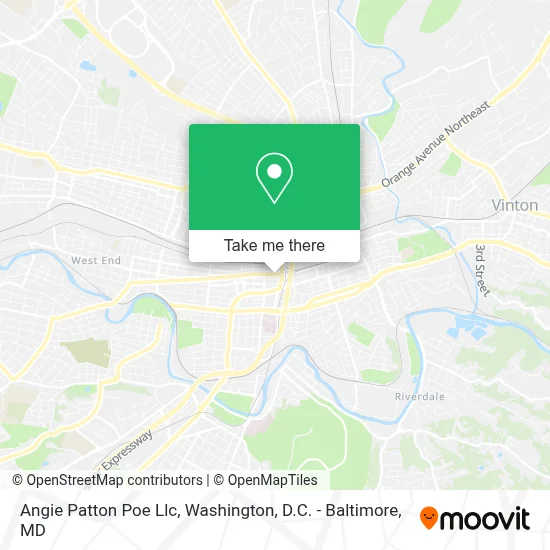 Angie Patton Poe Llc map
