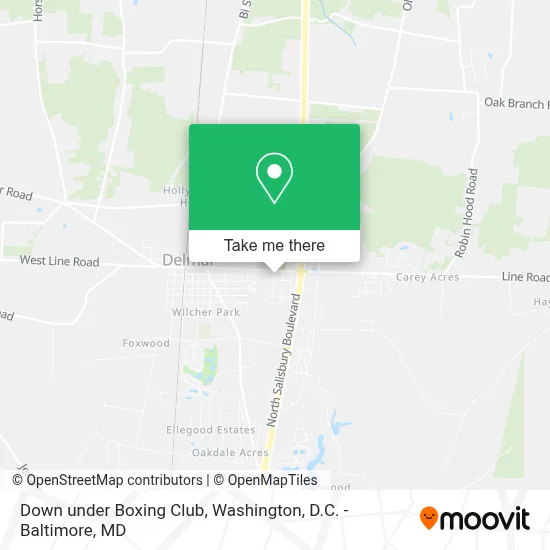 Down under Boxing Club map