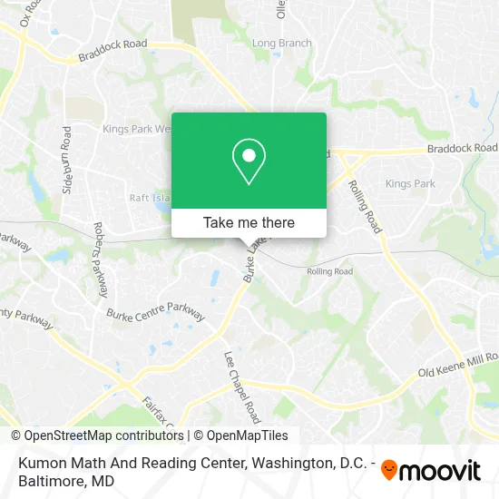 Kumon Math And Reading Center map