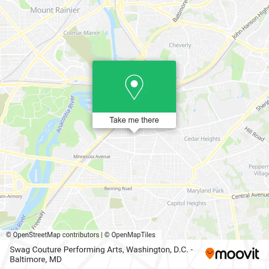 Swag Couture Performing Arts map