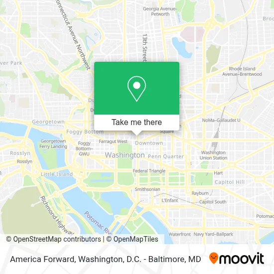 America Forward map