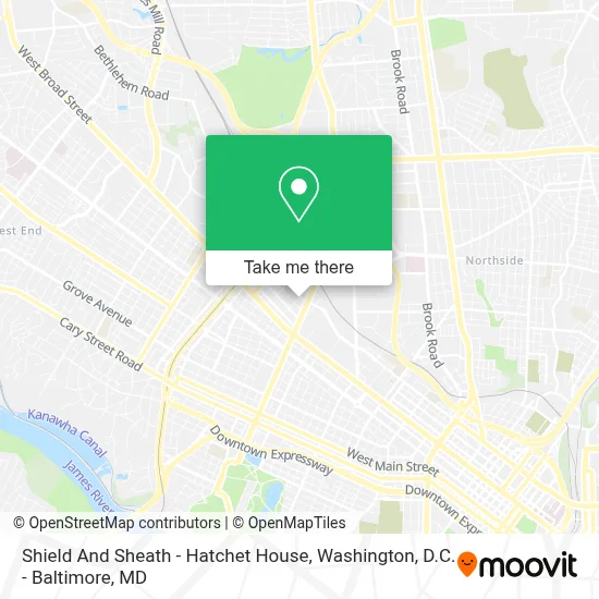 Shield And Sheath - Hatchet House map