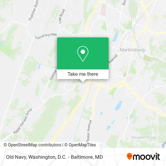 Old Navy map
