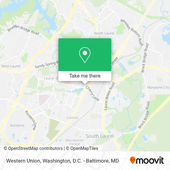Western Union map