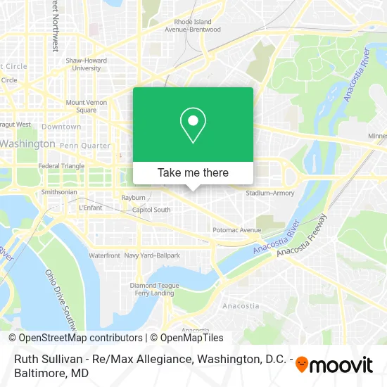 Ruth Sullivan - Re / Max Allegiance map