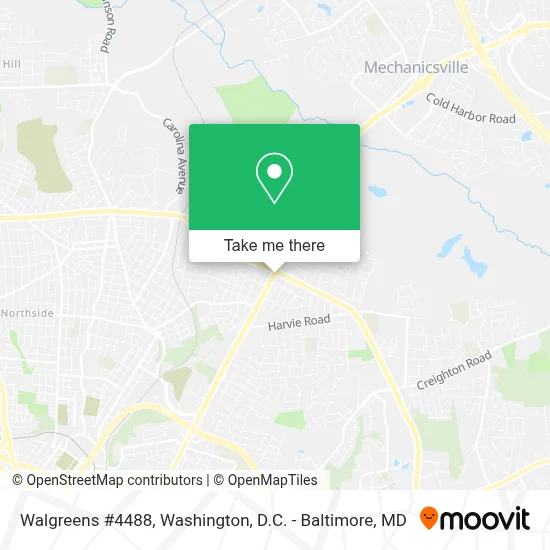 Walgreens #4488 map