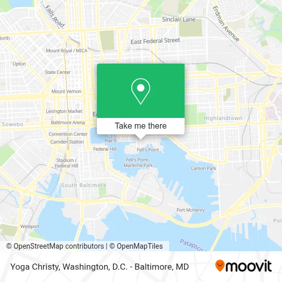 Yoga Christy map