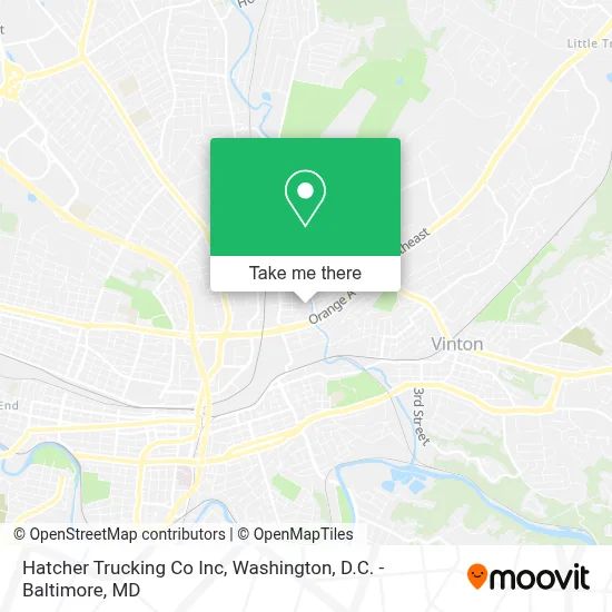 Hatcher Trucking Co Inc map