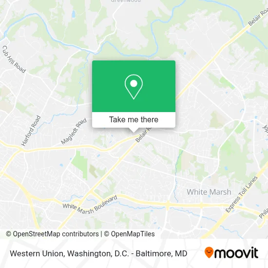 Western Union map