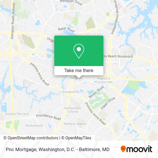 Pnc Mortgage map