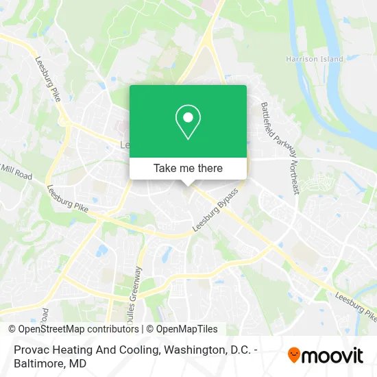 Provac Heating And Cooling map