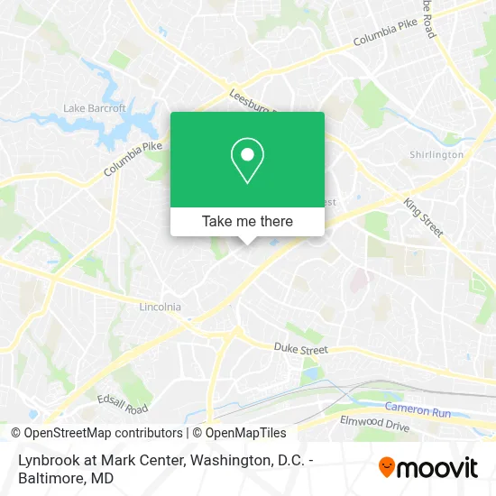 Lynbrook at Mark Center map