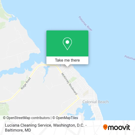 Luciana Cleaning Service map