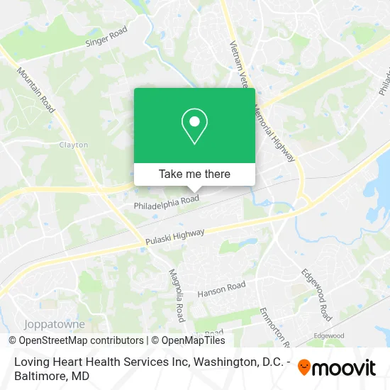 Loving Heart Health Services Inc map
