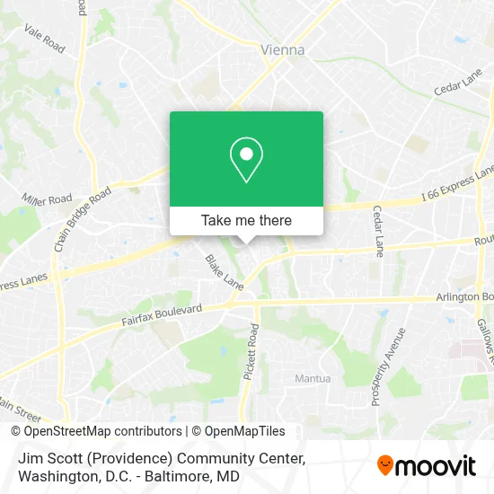 Jim Scott (Providence) Community Center map