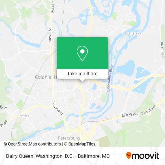 Dairy Queen map