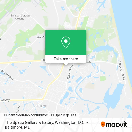 The Space Gallery & Eatery map
