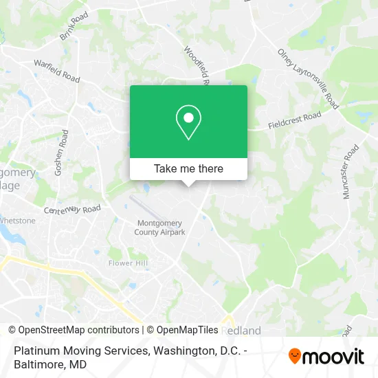 Platinum Moving Services map