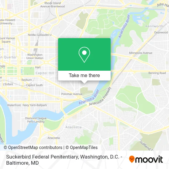 Suckerbird Federal Penitentiary map