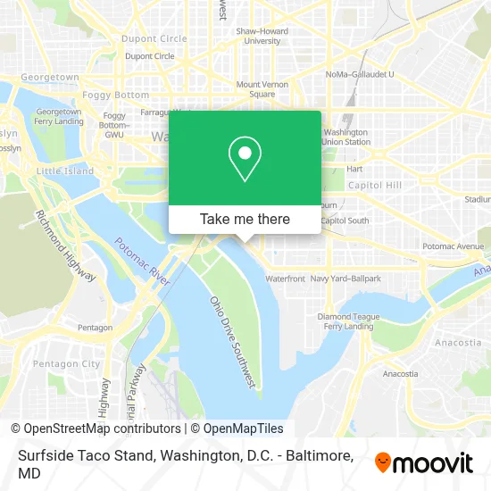 Surfside Taco Stand map