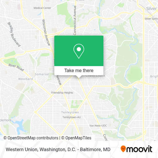 Western Union map
