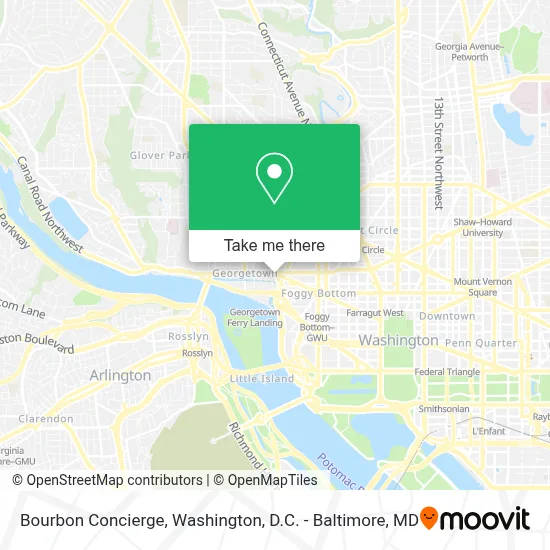 Bourbon Concierge map