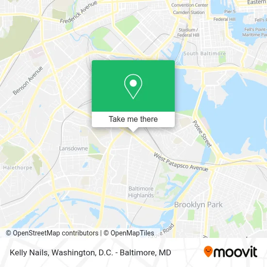 Kelly Nails map
