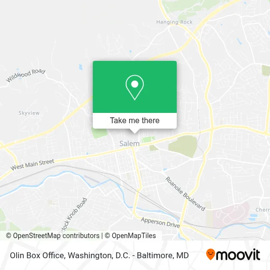 Olin Box Office map