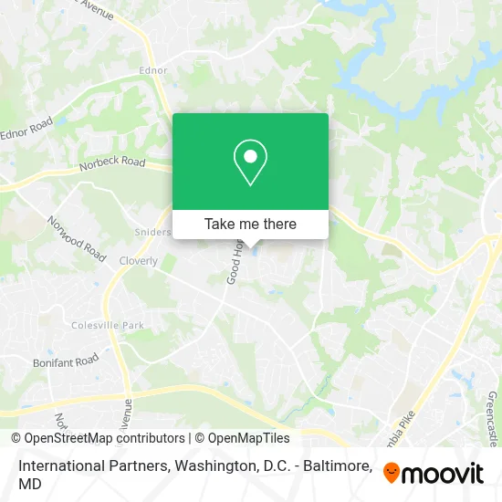 International Partners map