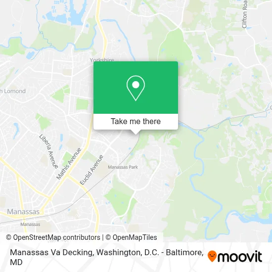 Manassas Va Decking map