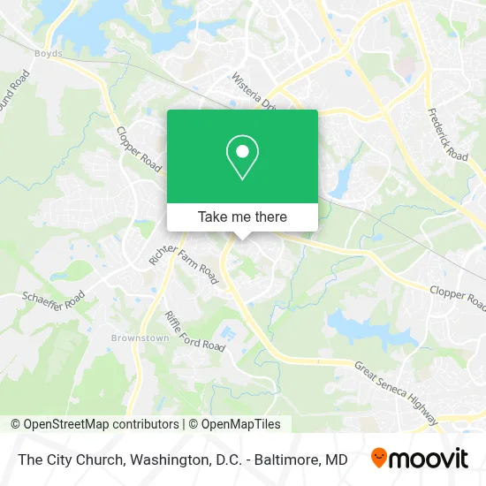 The City Church map