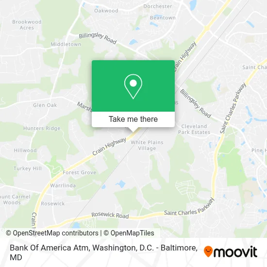 Bank Of America Atm map