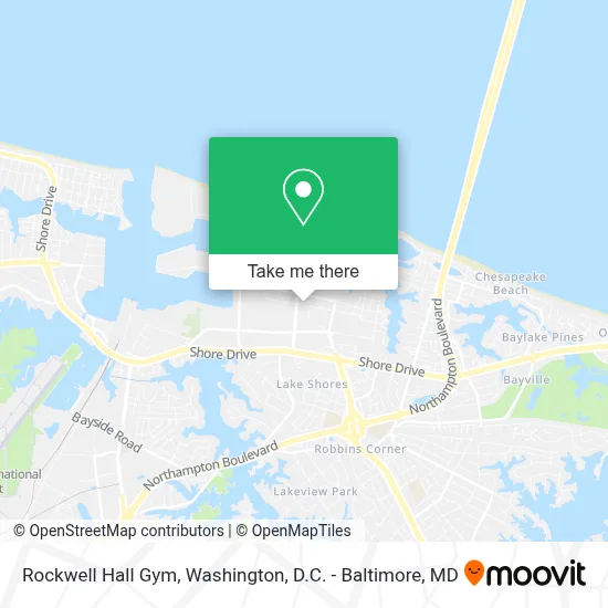 Rockwell Hall Gym map