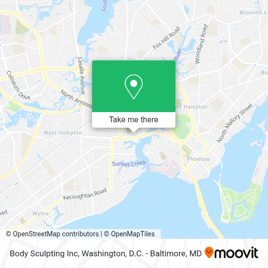 Body Sculpting Inc map