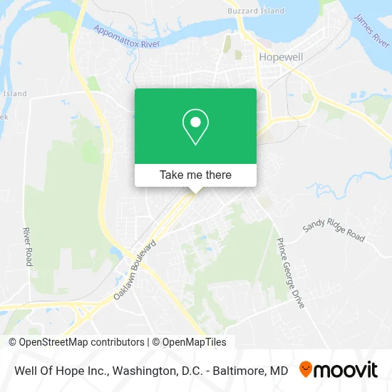 Well Of Hope Inc. map