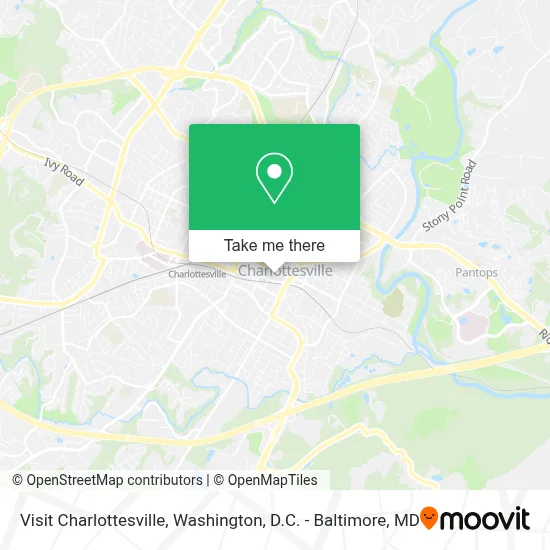 Visit Charlottesville map