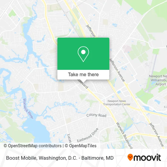 Boost Mobile map