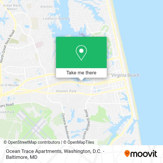 Ocean Trace Apartments map