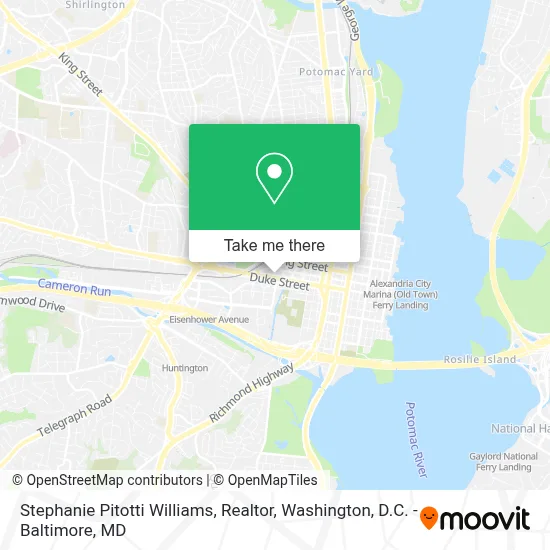 Stephanie Pitotti Williams, Realtor map