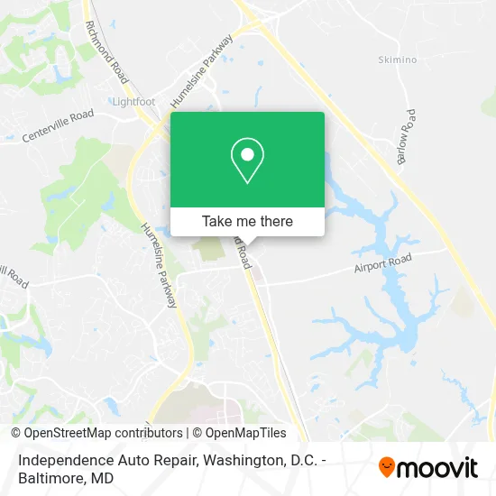 Independence Auto Repair map